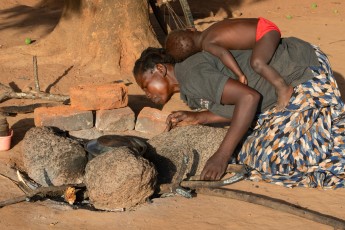 Cooking in Uganda