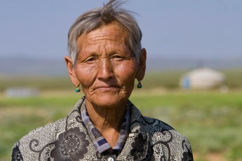 Elder Woman in Mongolia