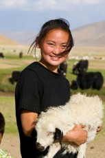 Girl in Mongolia