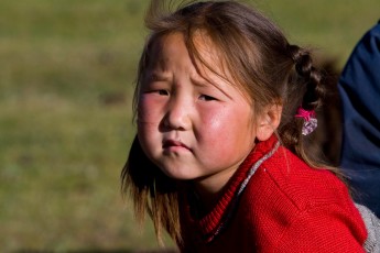 Girl in Mongolia