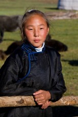 Girl in Mongolia