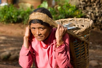 Woman in Nepal
