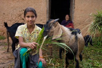 Girl in Nepal