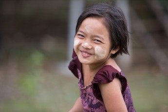 Girl in Myanmar