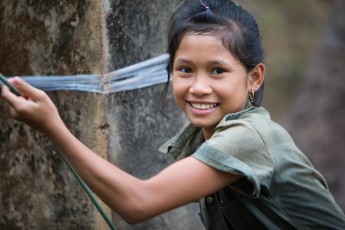 Collecting Water in Myanmar