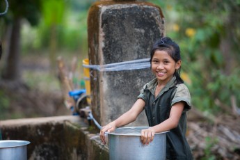 Collecting Water in Myanmar