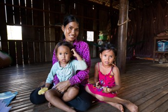 Family in Cambodia