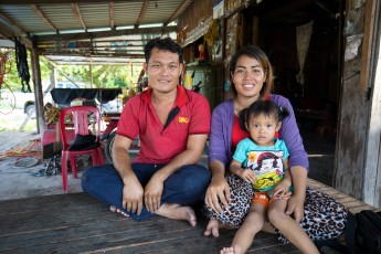 Family in Cambodia