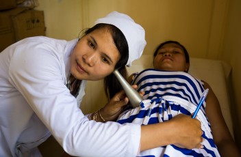 Pre-Natal Exam in Cambodia