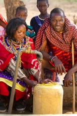 Collecting Water in Kenya
