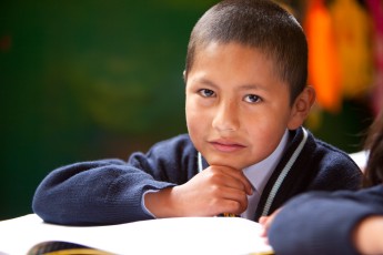 School Boy in Peru